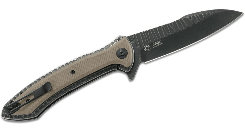 Ніж CRKT Apoc, лезо 102мм 8Cr13MoV, руків'я G-10 Green, Frame Lock - 5380