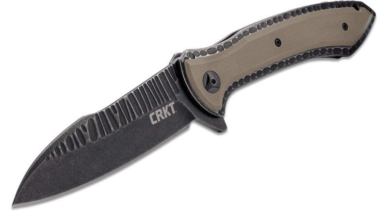 Ніж CRKT Apoc, лезо 102мм 8Cr13MoV, руків'я G-10 Green, Frame Lock - 5380