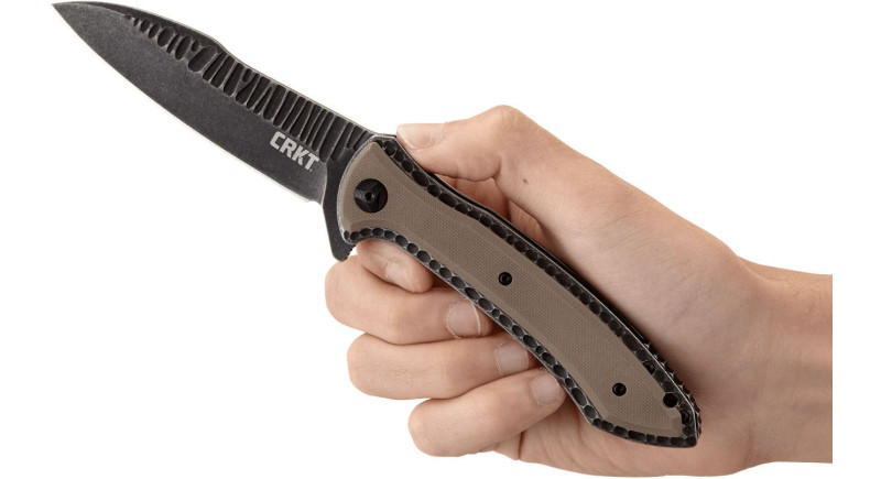 Ніж CRKT Apoc, лезо 102мм 8Cr13MoV, руків'я G-10 Green, Frame Lock - 5380