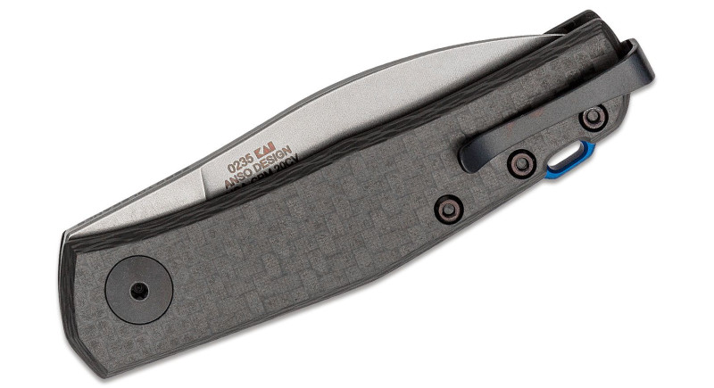 Ніж Zero Tolerance 0235, лезо 66мм CPM 20CV, руків'я Carbon Fiber Black, Slip Joint - 0235