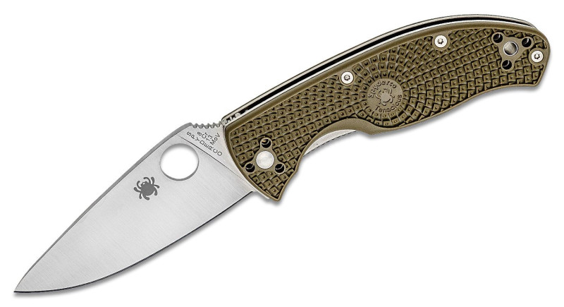 Ніж Spyderco Tenacious, лезо 86мм 8Cr13MoV, руків'я FRN OD Green, Liner Lock - C122POD