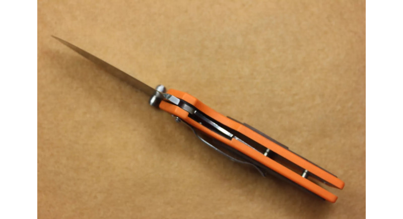 Ніж Kershaw Three Quarter Ton, лезо 70мм 8Cr13MoV, руків'я GFN Brown, Orange, Liner Lock - 1446ORBC