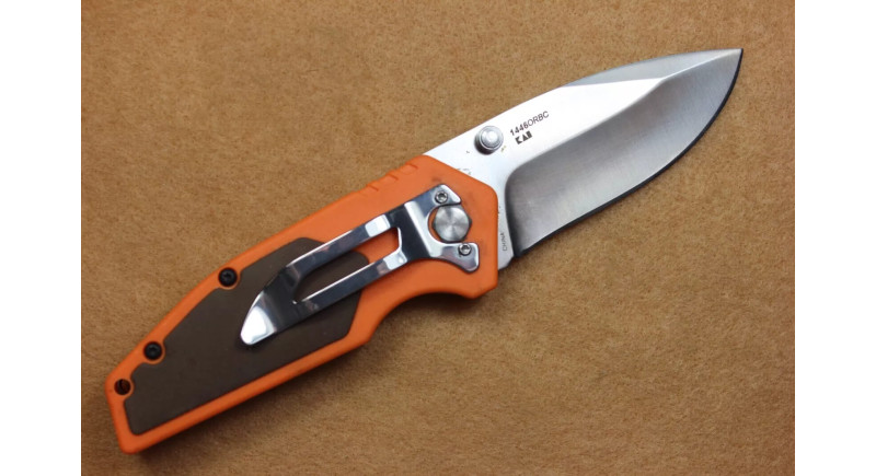 Ніж Kershaw Three Quarter Ton, лезо 70мм 8Cr13MoV, руків'я GFN Brown, Orange, Liner Lock - 1446ORBC