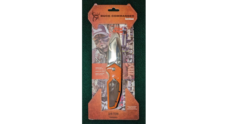 Ніж Kershaw Three Quarter Ton, лезо 70мм 8Cr13MoV, руків'я GFN Brown, Orange, Liner Lock - 1446ORBC