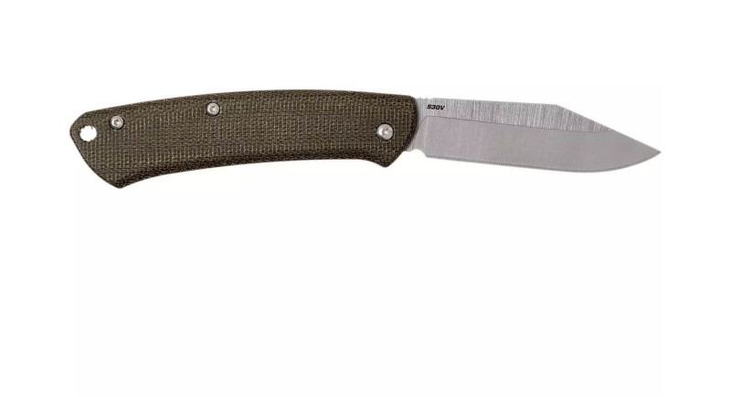 Ніж Benchmade Proper, лезо 72мм CPM S30V, руків'я Micarta OD Green, Slip Joint - 318