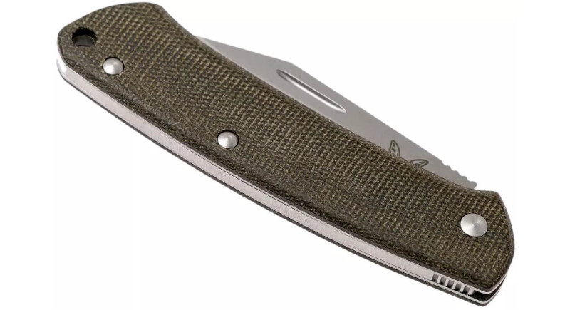 Ніж Benchmade Proper, лезо 72мм CPM S30V, руків'я Micarta OD Green, Slip Joint - 318