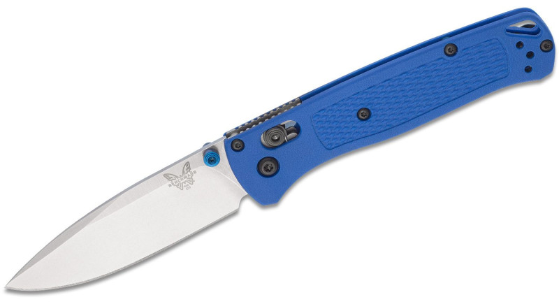 Ніж Benchmade Bugout, лезо 82мм CPM S30V, руків'я Polymer Blue, Crossbar Lock - 535