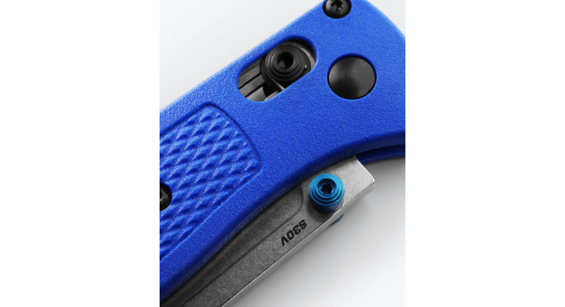 Ніж Benchmade Bugout, лезо 82мм CPM S30V, руків'я Polymer Blue, Crossbar Lock - 535