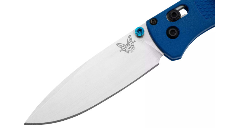 Ніж Benchmade Bugout, лезо 82мм CPM S30V, руків'я Polymer Blue, Crossbar Lock - 535