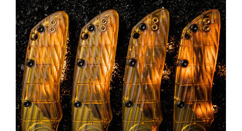 Ніж Hogue Deka, лезо 83мм CPM MagnaCut, руків'я Ultem Yellow, Crossbar Lock