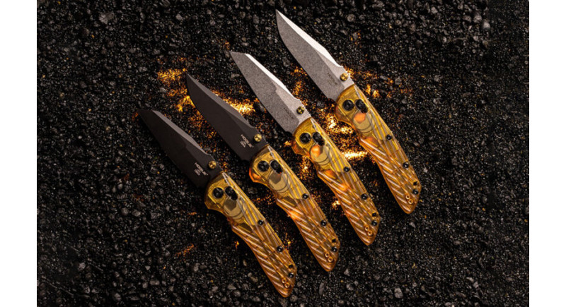 Ніж Hogue Deka, лезо 83мм CPM MagnaCut, руків'я Ultem Yellow, Crossbar Lock