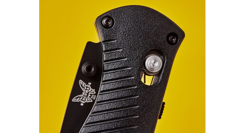 Ніж Benchmade Mini Barrage, лезо 74мм 154CM, руків'я Polymer Black, Crossbar Lock - 585BK