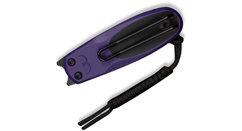 Ніж CIVIVI Purr, лезо 46мм Nitro-V, руків'я G-10 Black, Purple, Slip Joint - C25054-3