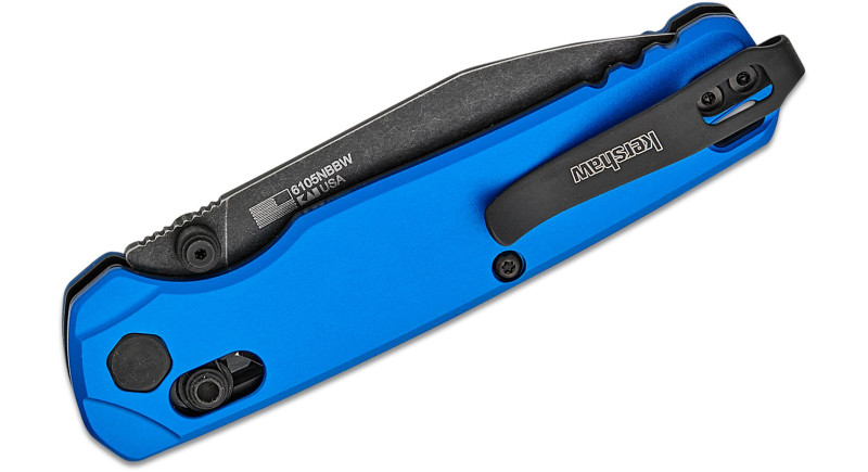 Ніж Kershaw Bel Air, лезо 79мм CPM MagnaCut, руків'я з алюмінію Blue, Crossbar Lock - KS6105NBBW