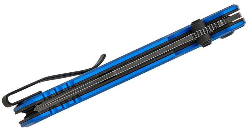 Ніж Kershaw Bel Air, лезо 79мм CPM MagnaCut, руків'я з алюмінію Blue, Crossbar Lock - KS6105NBBW