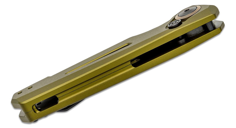 Ніж Kershaw Launch 11, лезо 70мм CPM 154, руків'я з алюмінію OD Green, Button Lock - 7550OL