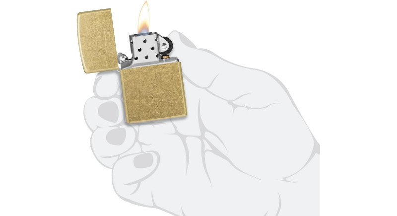 Запальничка Zippo Classic Street Brass 48267