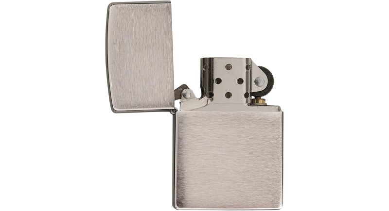Запальничка Zippo 200 Classic Brushed Chrome Pocket Lighter