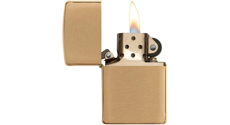 Набір Zippo All-in-One Kit with Brushed Brass Windproof Lighter