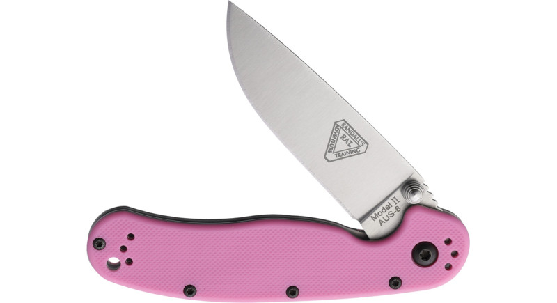 Ніж Ontario Model 2, лезо 76мм AUS-8, руків'я Nylon Pink, Liner Lock - 8862