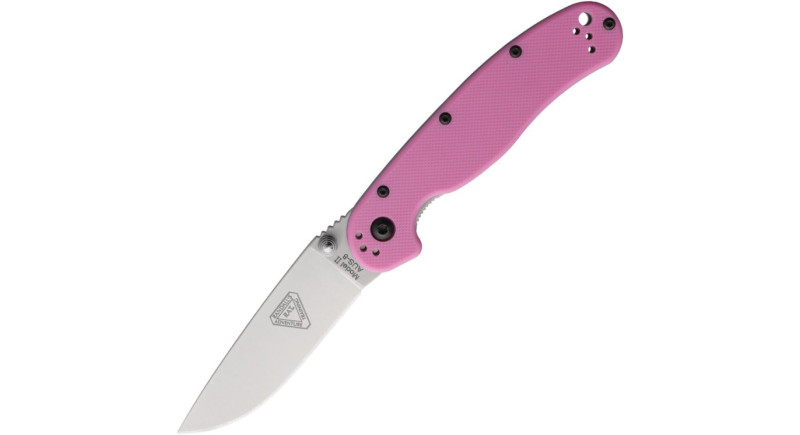 Ніж Ontario Model 2, лезо 76мм AUS-8, руків'я Nylon Pink, Liner Lock - 8862