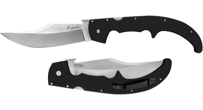 Ніж Cold Steel Espada XL, лезо 191мм AUS-10A, руків'я G-10 Black, Lockback - 62MGC