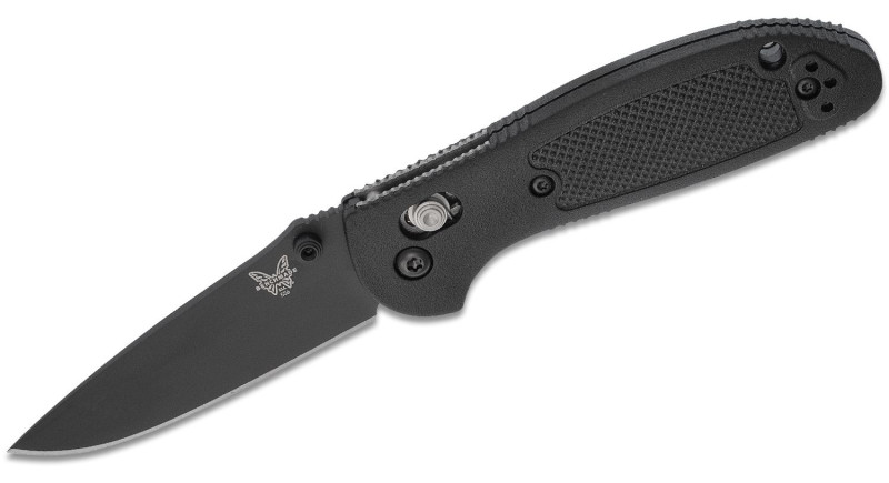 Ніж Benchmade Mini Griptilian, лезо 74мм CPM S30V, руків'я Polymer Black, Crossbar Lock - 556BK-S30V