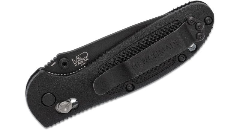 Ніж Benchmade Mini Griptilian, лезо 74мм CPM S30V, руків'я Polymer Black, Crossbar Lock - 556BK-S30V
