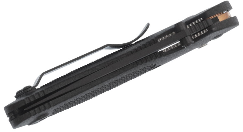 Ніж Benchmade Mini Griptilian, лезо 74мм CPM S30V, руків'я Polymer Black, Crossbar Lock - 556BK-S30V