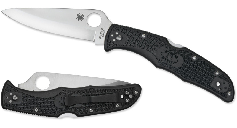 Ніж Spyderco Endura, лезо 95мм VG10, руків'я Polymer Black, Lockback - C10PBK