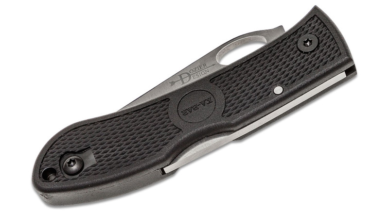 Ніж Ka-Bar Dozier, лезо 76мм AUS-8A, руків'я Zytel Black, Lockback - 4065
