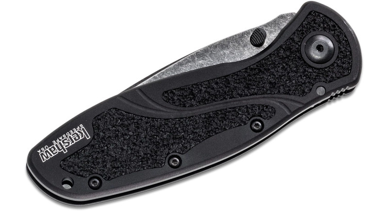 Ніж Kershaw Blur, лезо 86мм Sandvik 14C28N, руків'я з алюмінію Black, Liner Lock - 1670BW