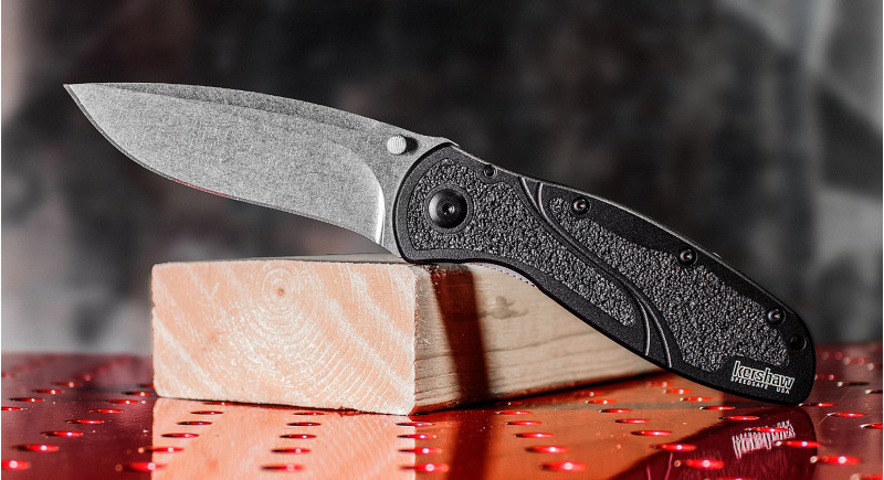 Ніж Kershaw Blur, лезо 86мм CPM S30V, руків'я з алюмінію Black, Liner Lock - 1670S30V