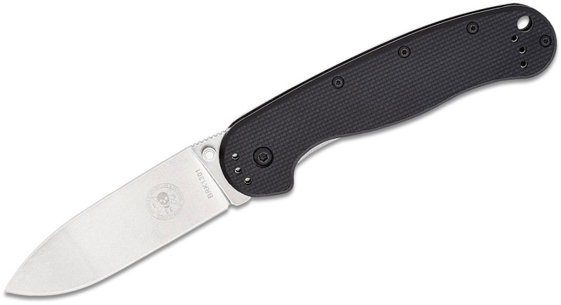 Ніж ESEE Avispa, лезо 89мм AUS-8, руків'я Polymer Black, Frame Lock - BRK1301