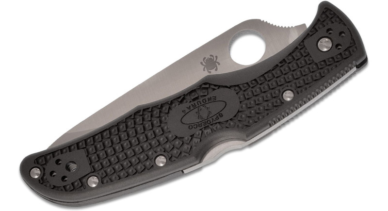 Ніж Spyderco Endura, лезо 95мм VG10, руків'я Polymer Black, Lockback - C10PBK