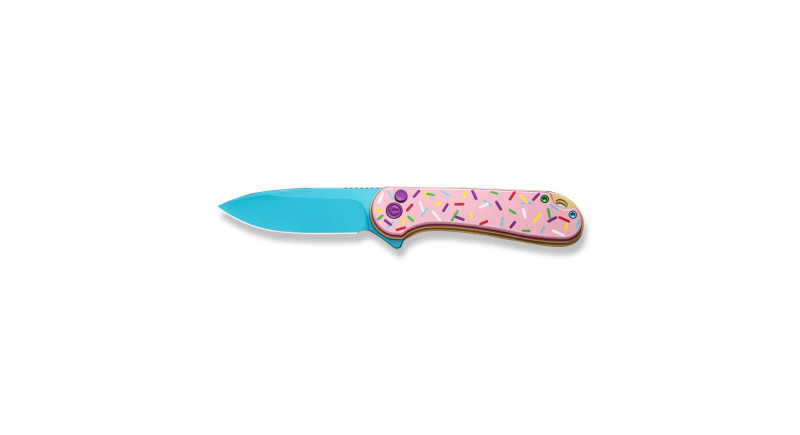 Ніж CIVIVI Elementum II, лезо 75мм Nitro-V, руків'я G-10 Pink Donut, Button Lock
