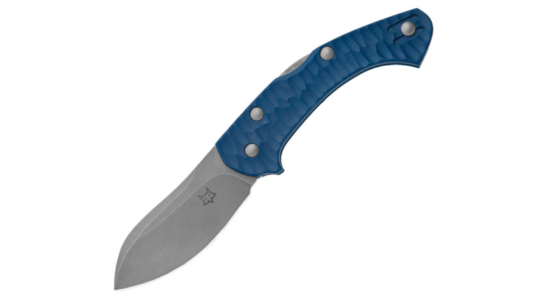 Ніж Fox Knives Zero, лезо 70мм Bohler N690, руків'я G-10 Blue, Lockback -
