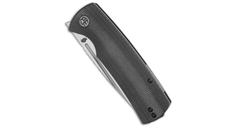 Ніж Petrified Fish Beluga, лезо 92мм Sandvik 14C28N, руків'я Micarta Black, Liner Lock -
