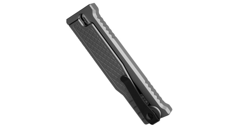 Ніж Reate Knives EXO-M, лезо 81мм Elmax, руків'я з алюмінію Gray, Other -