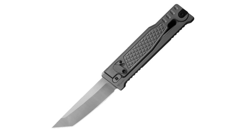 Ніж Reate Knives EXO-M, лезо 81мм Elmax, руків'я з алюмінію Gray, Other -