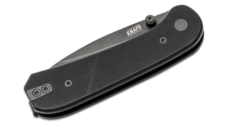 Ніж Knafs Lander, лезо 70мм D2, руків'я G-10 Black, Liner Lock - KNAFS-00066