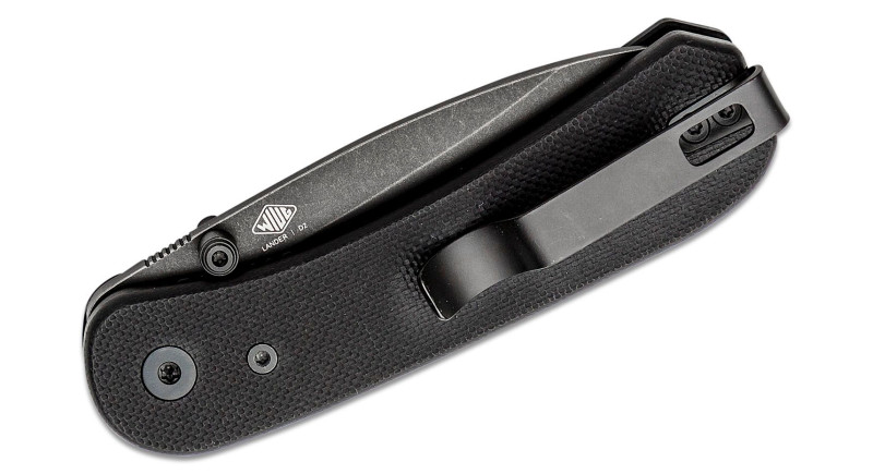 Ніж Knafs Lander, лезо 70мм D2, руків'я G-10 Black, Liner Lock - KNAFS-00066