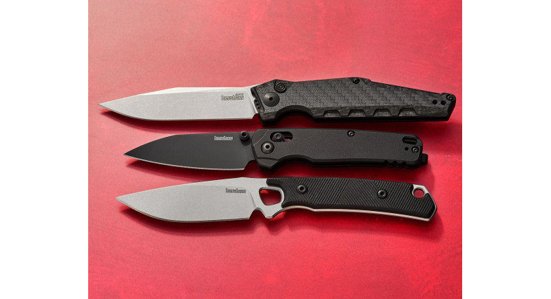Ніж Kershaw Bel Air, лезо 79мм CPM MagnaCut, руків'я з алюмінію Black, Crossbar Lock - 6105BLK