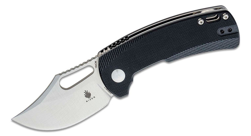 Ніж Kizer Urban Bowie, лезо 60мм 154CM, руків'я G-10 Black, Liner Lock - V2578C1