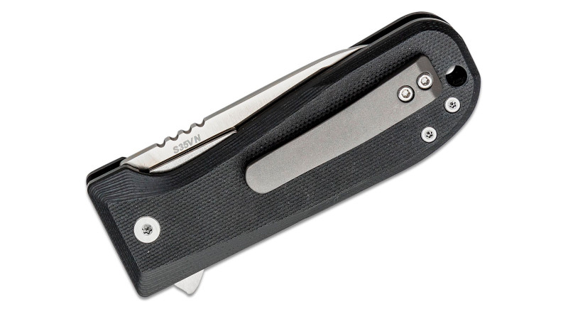 Ніж WESN ALLMAN, лезо 70мм CPM S35VN, руків'я G-10 Black, Frame Lock -