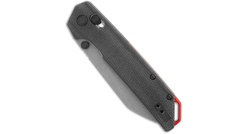 Ніж Kershaw Iridium, лезо 89мм D2, руків'я Micarta Black, Crossbar Lock - 2038RMC