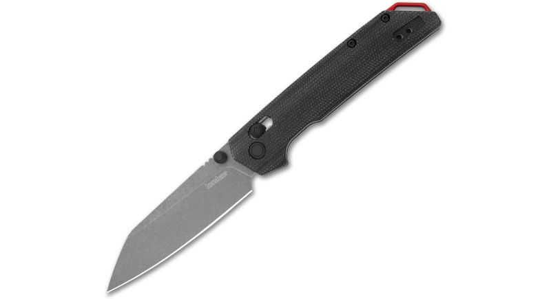 Ніж Kershaw Iridium, лезо 89мм D2, руків'я Micarta Black, Crossbar Lock - 2038RMC
