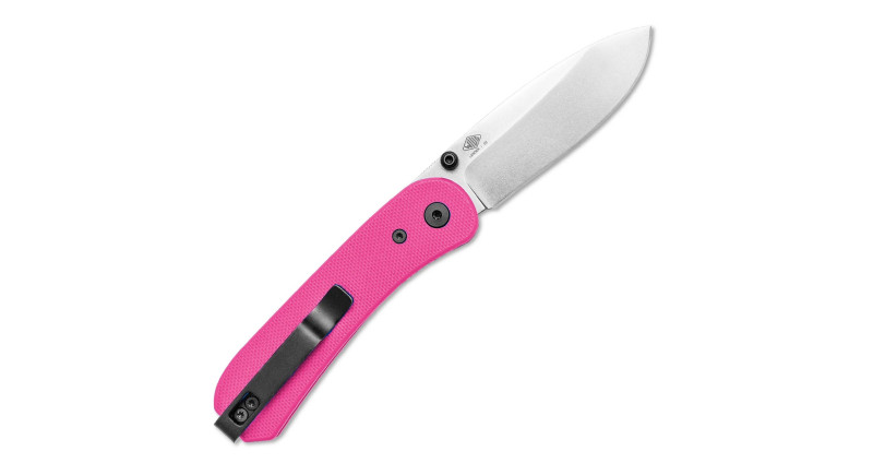 Ніж Knafs Lander, лезо 70мм D2, руків'я G-10 Pink, Liner Lock - KNAFS-00188