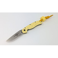 Кастомний ніж Ontario Rat 2 AUS-8 з сирними накладками - Cheese Edition