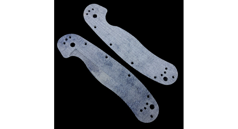 Накладки для Ontario Rat 1 - Micarta Denim